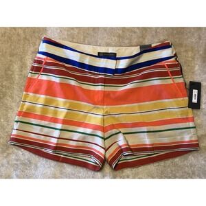 New Outback Red Dress Shorts Womens Size 12 Drew Fit Striped  Cuff